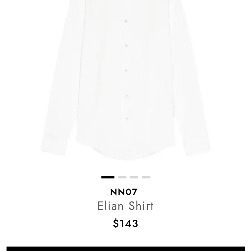 NN07 Elian Classic White Dress Shirt